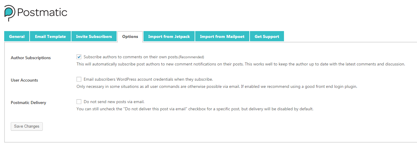 postmatic wordpress email plugin